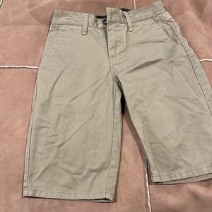 EUC. Volcom Almost new boys shorts. Khaki color.